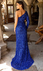 Primavera Couture 3942 - Asymmetric Sequin Prom Gown