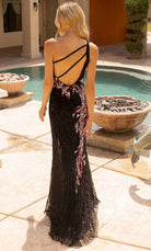 Primavera Couture 3964 - Asymmetrical Sequin Embellished Prom Dress