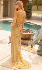 Primavera Couture 3964 - Asymmetrical Sequin Embellished Prom Dress