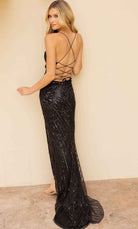 Primavera Couture 3965 - Sleeveless Lace-Up Prom Gown