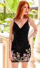 Primavera Couture 4049 - Open Back Sleeveless Cocktail Dress - designer cocktail dress at Silhouette Dresses