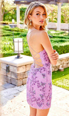 Primavera Couture 4051 - Scoop Butterfly Sequin Cocktail Dress - view 7
