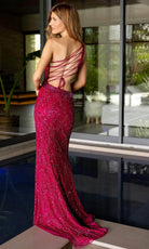 Primavera Couture 4101 - Fringed Cutout Prom Dress