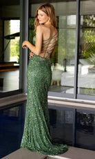 Primavera Couture 4101 - Fringed Cutout Prom Dress