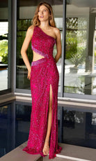 Primavera Couture 4101 - Fringed Cutout Prom Dress - view 5