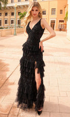 Primavera Couture 4106 - Tiered Sheath Prom Dress