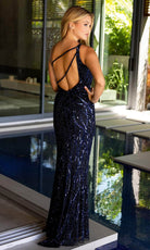 Primavera Couture 4118 - Multicutout Prom Dress - back view