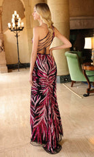 Primavera Couture 4119 - Sequin Cutout Prom Dress