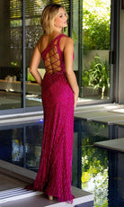 Primavera Couture 4120 - Embellished Asymmetric Prom Gown