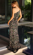 Primavera Couture 4131 - Fringed Floral Prom Dress