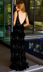 Primavera Couture 4142 - Ruffle Trimmed Prom Dress
