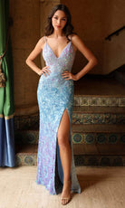 Primavera Couture 4150 - Sequin Detailed Prom Dress - view 5