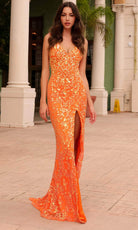 Primavera Couture 4150 - Sequin Detailed Prom Dress - view 11