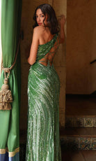 Primavera Couture 4152 - Lace Up Cutout Prom Dress