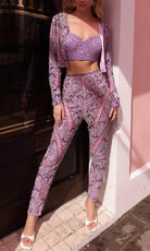 Primavera Couture 4174 - Sweetheart Three Piece Pantsuit - back view
