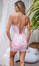 Primavera Couture 4219 - Scoop Neck Beaded Cocktail Dress - view 5