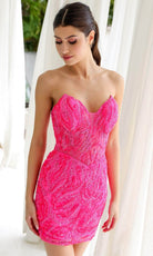 Primavera Couture 4222 - Sequin Sweetheart Cocktail Dress - view 7