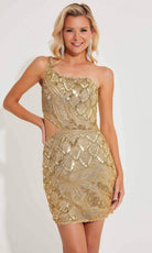 Primavera Couture 4240 - Sheath Side Keyhole Cocktail Dress - view 7