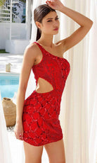 Primavera Couture 4240 - Sheath Side Keyhole Cocktail Dress - view 5