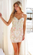 Primavera Couture 4243 - Fitted Sequin Cocktail Dress