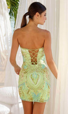 Primavera Couture 4243 - Fitted Sequin Cocktail Dress