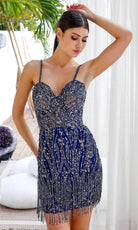 Primavera Couture 4248 - Sequin Embellished Sleeveless Cocktail Dress - designer homecoming dress at Silhouette Dresses