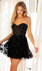 Primavera Couture 4263 - Beaded Sweetheart Neck Cocktail Dress - detail view