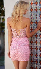 Primavera Couture 4266 - Sheer Corset Strapless Cocktail Dress - view 10