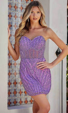 Primavera Couture 4268 - Fully Beaded Sweetheart Cocktail Dress