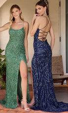 Primavera Couture 4303 - Lace Up Back Prom Dress