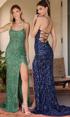 Primavera Couture 4303 - Lace Up Back Prom Dress - view 8