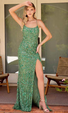 Primavera Couture 4303 - Lace Up Back Prom Dress - view 4