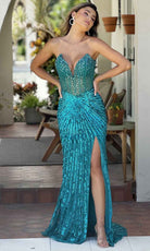 Primavera Couture 4304 - Crystalline Bodice Prom Dress
