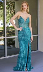 Primavera Couture 4304 - Crystalline Bodice Prom Dress