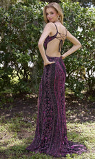 Primavera Couture 4308 - Cutout Waist Beaded Ornate Prom Dress