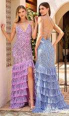 Primavera Couture 4315 - Tiered Skirt Prom Dress