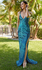 Primavera Couture 4324 - Lace Up Prom Dress