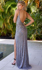 Primavera Couture 4325 - Sequin V-Neck Prom Dress - view 8