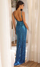 Primavera Couture 4325 - Sequin V-Neck Prom Dress - view 4
