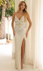 Primavera Couture 4326 - Scallop Pattern Prom Dress