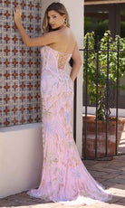 Primavera Couture 4331 - Paisley Embellished Prom Dress