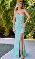 Primavera Couture 4331 - Paisley Embellished Prom Dress - view 11