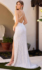 Primavera Couture 4332 - Crisscross Back Prom Dress - detail view