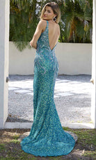Primavera Couture 4333 - Swirl Ornate Prom Dress