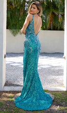 Primavera Couture 4333 - Swirl Ornate Prom Dress - view 6