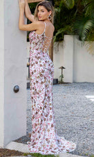 Primavera Couture 4336 - Floral Embellished Prom Dress - view 4