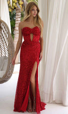 Primavera Couture 4340 - Sweetheart Cutout Prom Dress