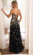 Primavera Couture 4361 - Strapless Lace-Up Back Prom Dress