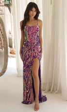 Primavera Couture 4362 - Sequin Bodice Scoop Prom Dress - view 12