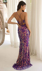 Primavera Couture 4362 - Sequin Bodice Scoop Prom Dress - detail view